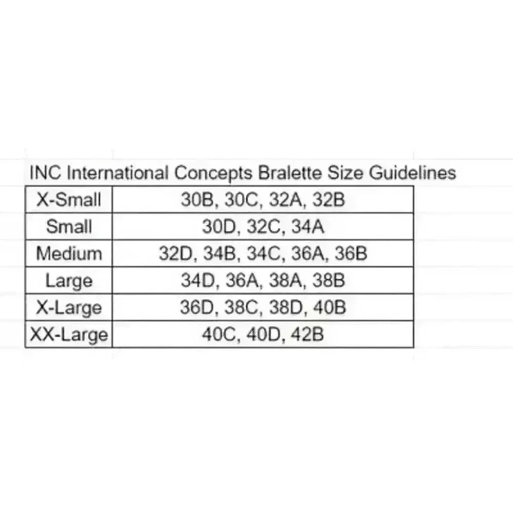 INC International Concepts‎ Women's Floral Lace Bralette, Cobalt Blue, Small - Picture 6 of 6